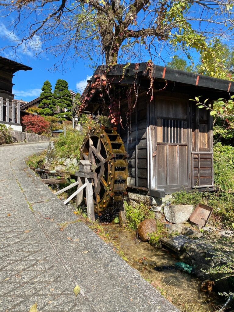 秋の妻籠宿食べ歩き