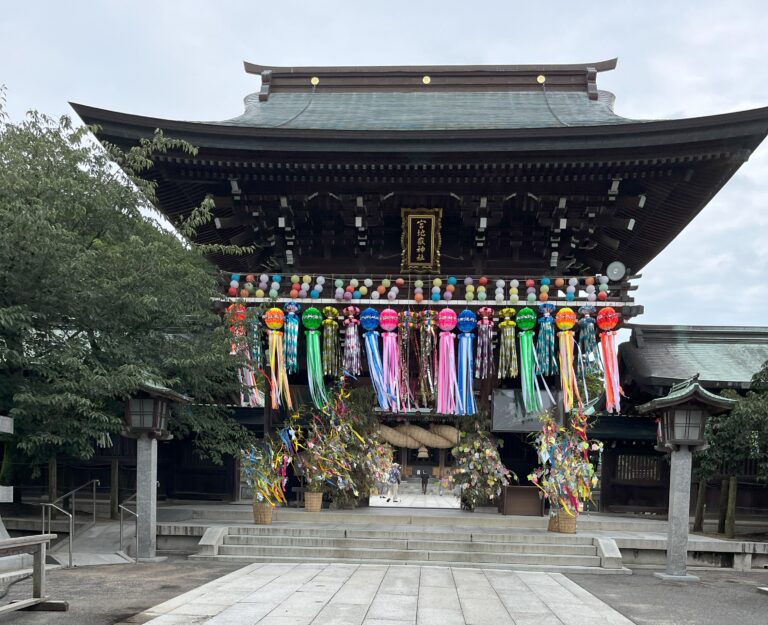 神社と七夕様